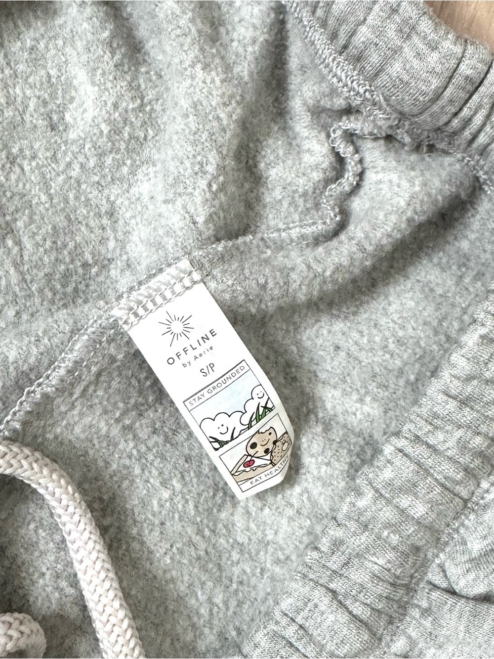 OFFLINE by Aerie Super Flare Sweatpants Cozy Lounge Gray Size S - Picture 4 of 4